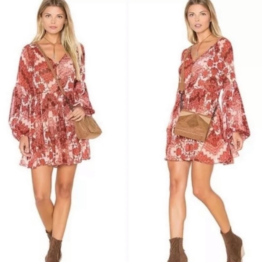 NWT Show Me Your Mumu Sienna Paisley Patterned Swing Dress